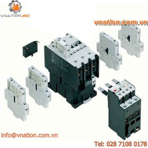thermal protection relay / contactor mount / automatic reset / manual reset