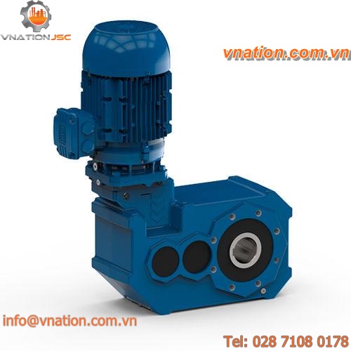 orthogonal gearmotor / helical / compact