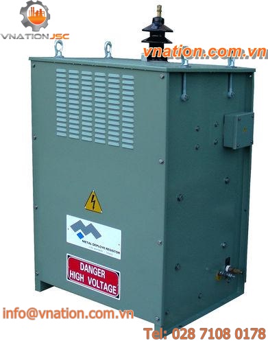 cemented resistor / floor-mounted / high-voltage / high-power