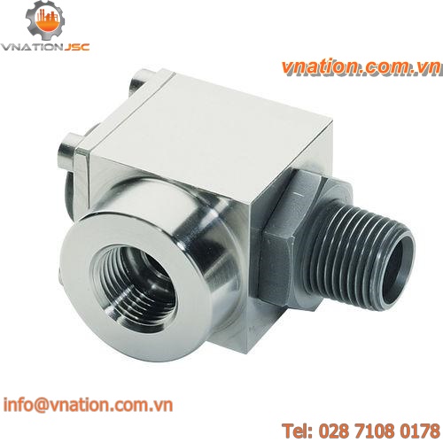 oil rotary union / for water / air / low-pressure