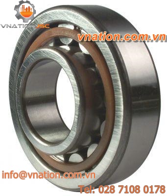 cylindrical roller bearing / single-row / steel / for heavy loads