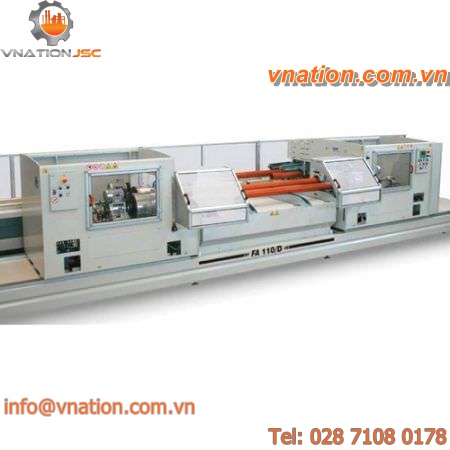 automatic pipe threading machine / for plastic pipes