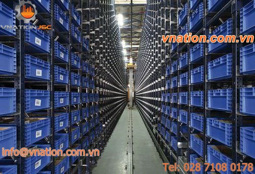 cardboard box automatic storage system / for crates