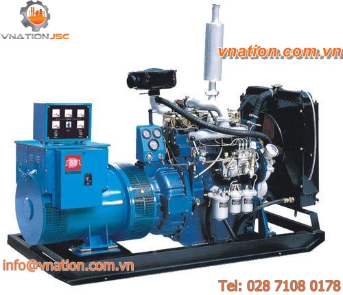 three-phase generator set / diesel / third harmonic / water-cooled