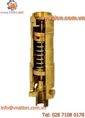 brass safety valve / threaded