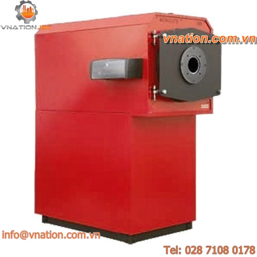 hot water boiler / gas / condensing / vertical