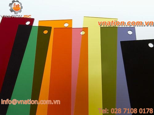 colored optical filter / acrylic / for displays