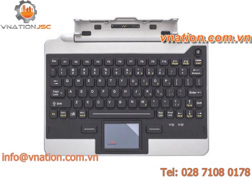 desktop keyboard / with touchpad / rugged / backlit