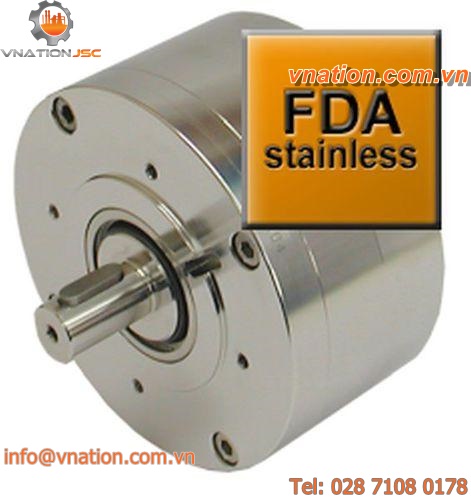 radial piston air motor / stainless steel / IP68 / FDA-approved