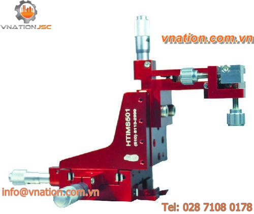 linear positioning stage / manual / miniature / high-precision