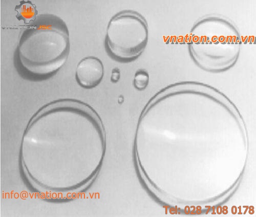 plano-convex lens / glass / UV