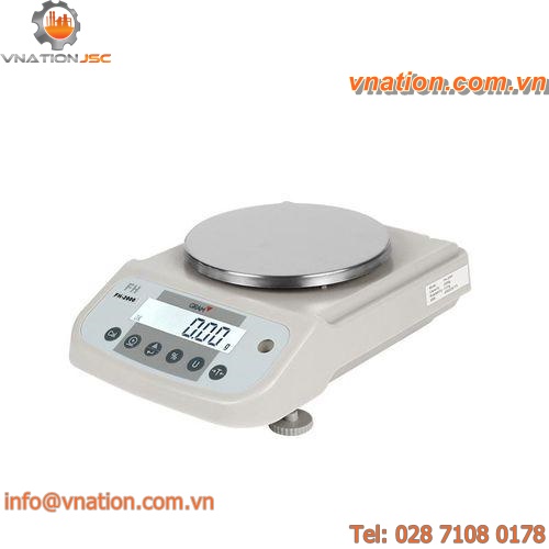 precision scales / laboratory / with LCD display / piece counting function