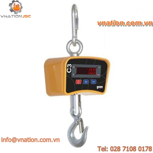 crane scale with LED display / with rechargeable battery