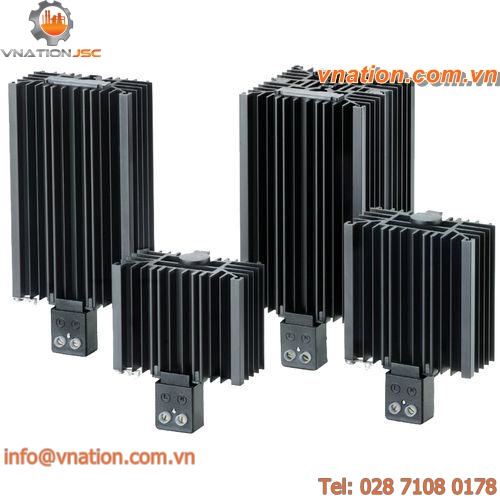 PTC resistance heater / fanless / compact / for electrical cabinets