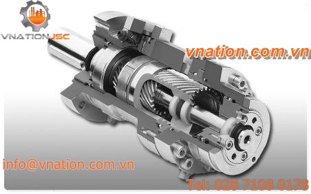 rotary actuator / hydraulic / double-acting / compact