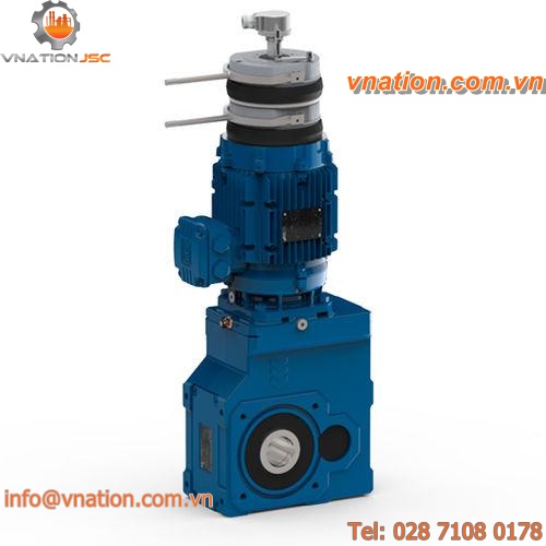 AC electric gearmotor / right-angle / bevel / helical