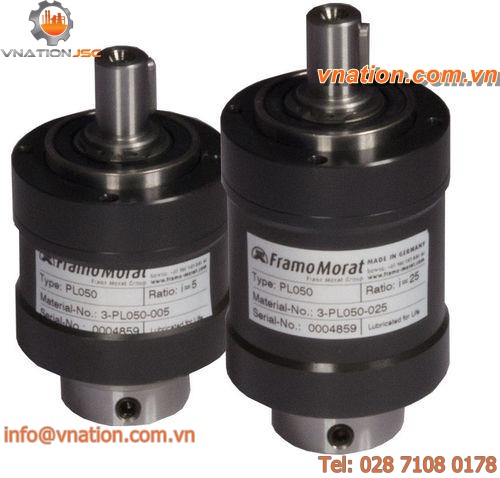 planetary gear reducer / coaxial / two-stage / high-torque