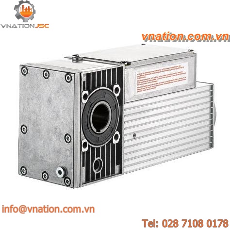 three-phase electric gearmotor / AC / hollow-shaft / worm