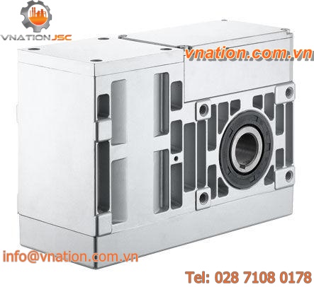 AC electric gearmotor / three-phase / hollow-shaft / worm