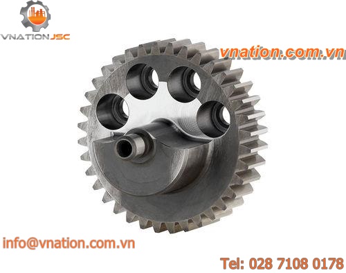 straight-toothed gear wheel