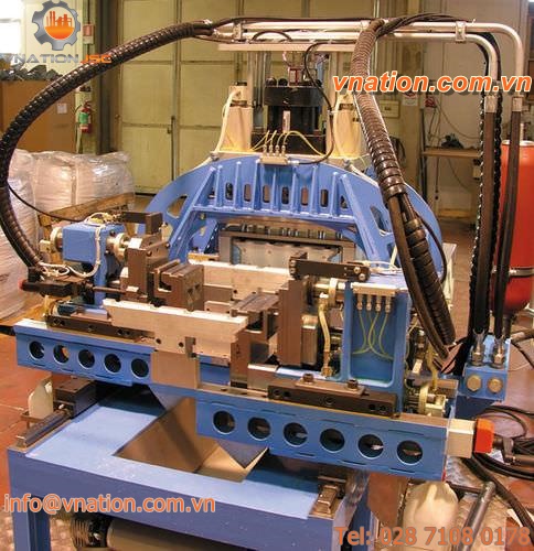 hydraulic punching machine / automatic / for plastic ducts / high-speed