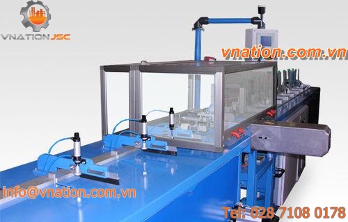 pin insertion machine / semi-automatic / for PVC roller shutters / for aluminum roller shutters