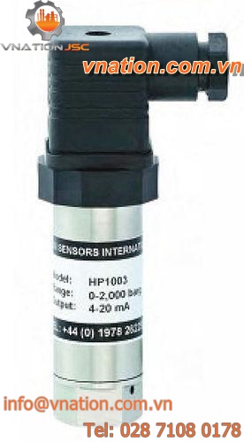 silicon pressure transducer / high-pressure