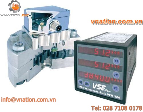 gear flow meter / for hydrocarbons / insertion / explosion-proof