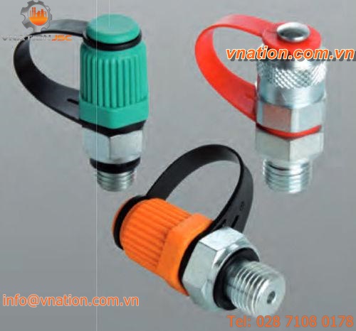 threaded fitting / straight / stainless steel / test