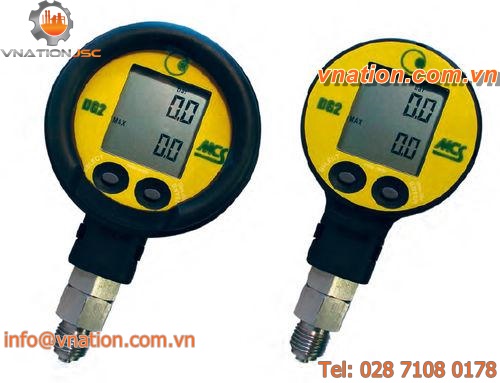 electronic pressure gauge / digital / process / precision
