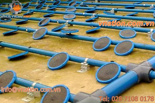 membrane diffuser / disc / fine bubble / for wastewater treatment