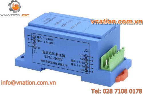 DC voltage transducer / DIN rail