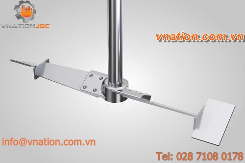 mixer impeller / 2-blade / counter-current