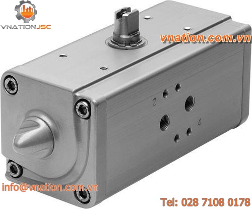 rotary actuator / pneumatic / double-acting / single-acting