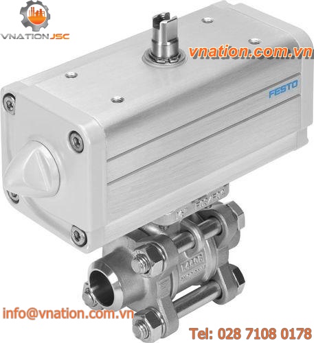 pneumatic ball valve actuator unit / 90? / single-acting / double-acting