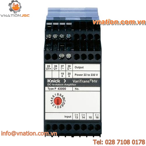 signal isolator / galvanic / high-voltage / bipolar
