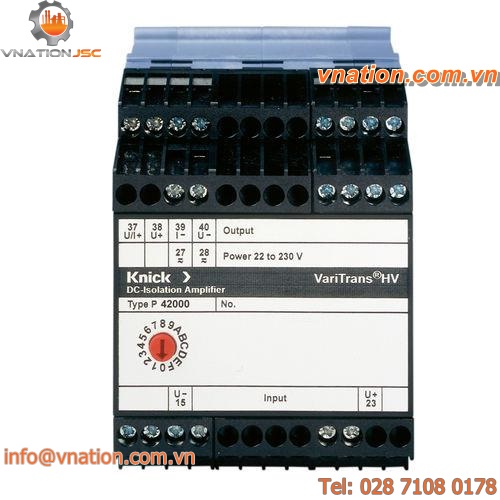 signal isolator / galvanic / high-voltage / true RMS