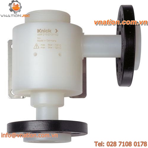 sensor flow-through fitting