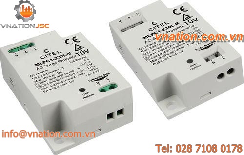 type 3 surge arrester / type 2 / DIN rail / for LED lighting