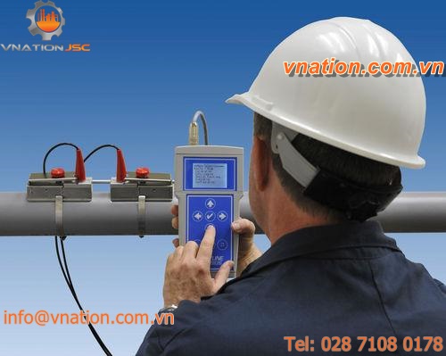 ultrasonic flow meter / transit-time / for water / clamp-on