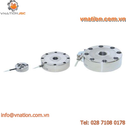 tension/compression load cell / button type / IP67 / stainless steel