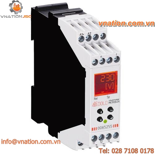electronic time relay / multi-function / DIN rail / PLC
