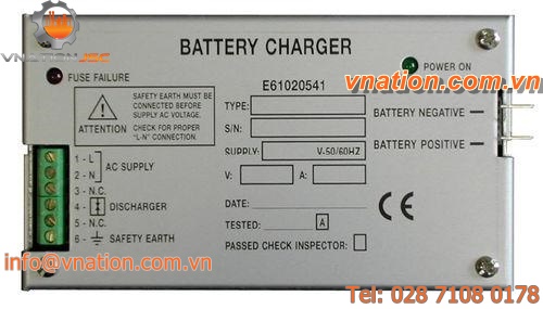 switch-mode battery charger / lead-acid / fixed / 12-volt