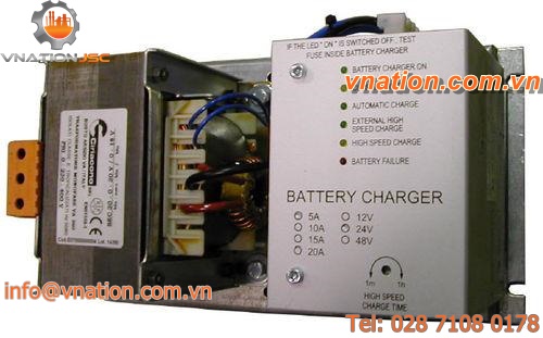 automatic battery charger / Ni-Cd / wall-mount