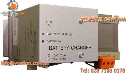 automatic battery charger / lead-acid / wall-mount