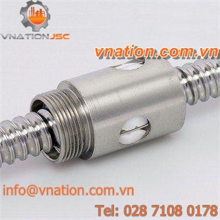 rolled ball screw / steel / precision