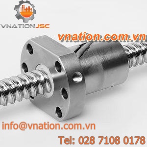 rolled ball screw / steel / high-rigidity