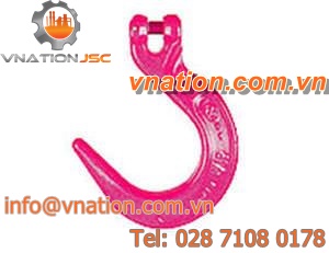 lifting hook / type C / container / with safety latch