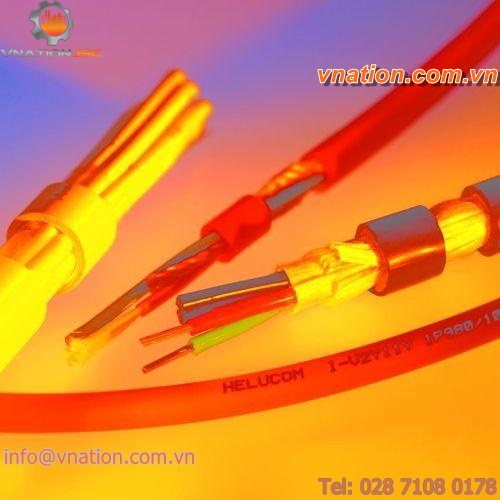 fiber optic cable / multi-conductor / halogen-free / copper