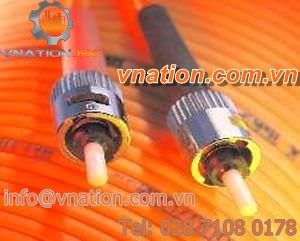 fiber optic connector / cylindrical / bayonet